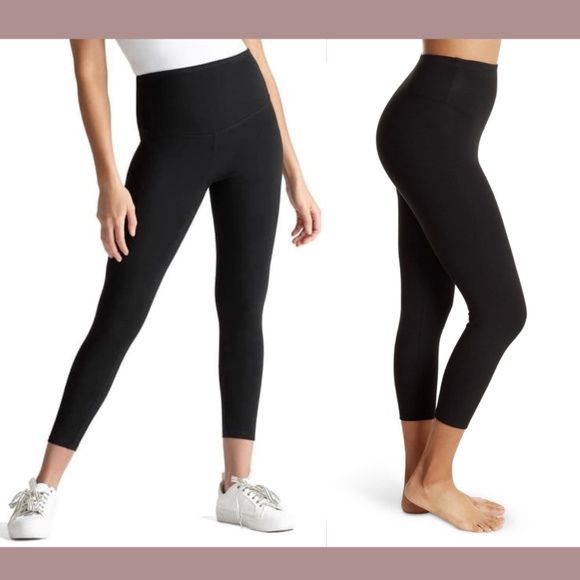 NWT‎ Yummie [ Small ] Skimmer Capri Leggings in Black - Picture 1 of 10